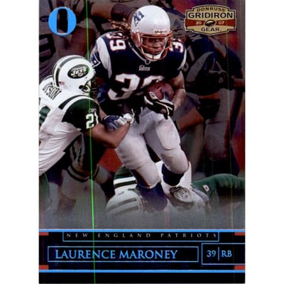 2007 Donruss Gridiron Gear Platinum Holofoil O's #58 Laurence Maroney