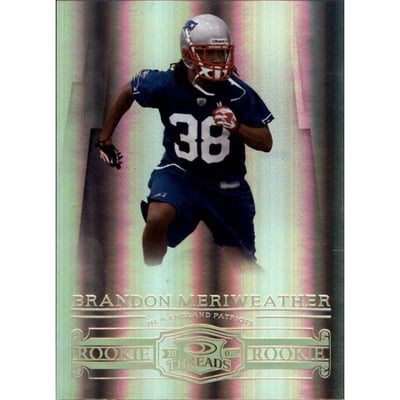 2007 Donruss Threads Gold Holofoil #213 Brandon Meriweather