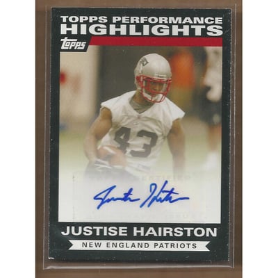 2007 Topps Performance Highlights Autographs #THAJH Justise Hairston F