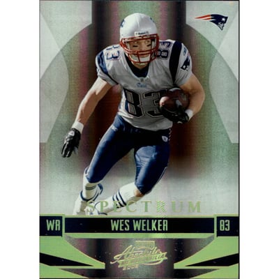 2008 Absolute Memorabilia Spectrum Gold #90 Wes Welker