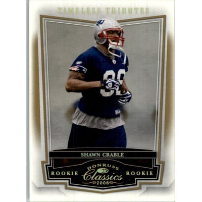 2008 Donruss Classics Timeless Tributes Gold #161 Shawn Crable