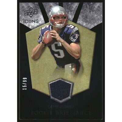 2008 Upper Deck Icons Rookie Brilliance Jersey Gold #RB35 Kevin O'Connell