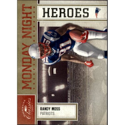 2009 Donruss Classics Monday Night Heroes Gold #13 Randy Moss