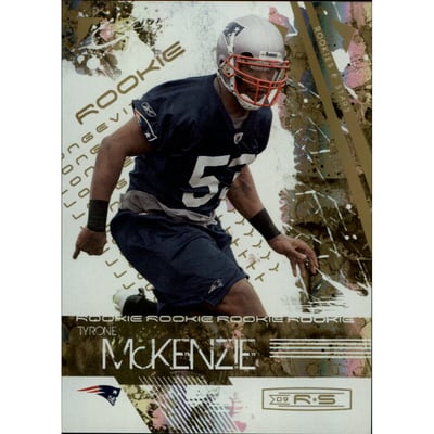 2009 Donruss Rookies and Stars Longevity Parallel Gold #198 Tyrone McKenzie