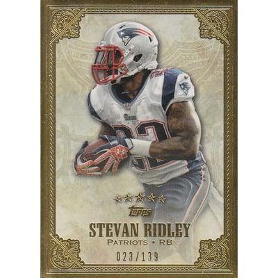 2012 Topps Five Star #29 Stevan Ridley