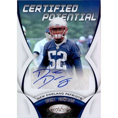 2018 Certified Potential Signatures #12 Duke Dawson