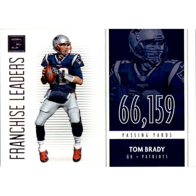 2018 Panini Franchise Leaders #3 Tom Brady