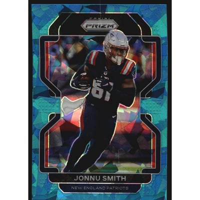 2021 Panini Prizm Prizms Blue Ice #97 Jonnu Smith
