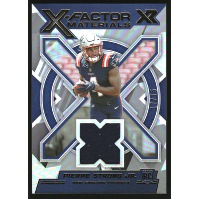 2022 Panini XR X-Factor Materials #39 Pierre Strong Jr.