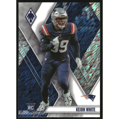 2023 Panini Phoenix White Shimmer #164 Keion White