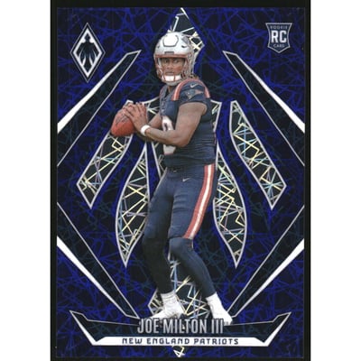 2024 Panini Phoenix Blue Lazer #205 Joe Milton III