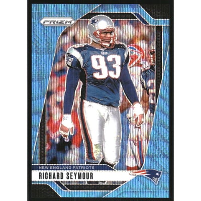 2024 Panini Prizm Prizms Blue Wave #202 Richard Seymour