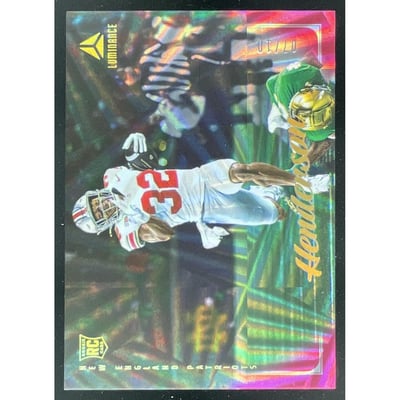 2025 Panini Luminance Vivid #179 TreVeyon Henderson RC /10
