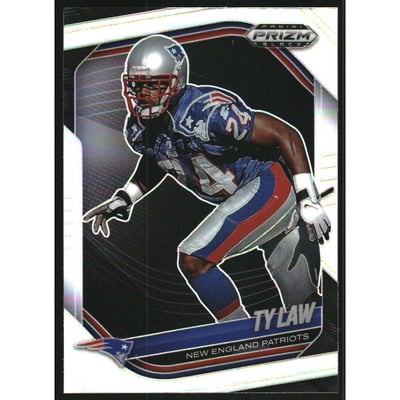 2025 Panini Prizm Black Prizms Silver #93 Ty Law