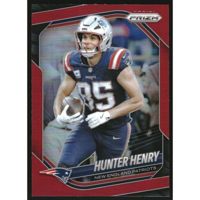 2025 Panini Prizm Prizms Red #33 Hunter Henry