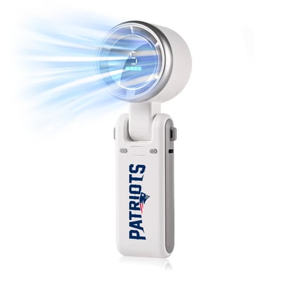 New England Patriots ActionHeat AlphaCool Rechargeable Handheld Fan
