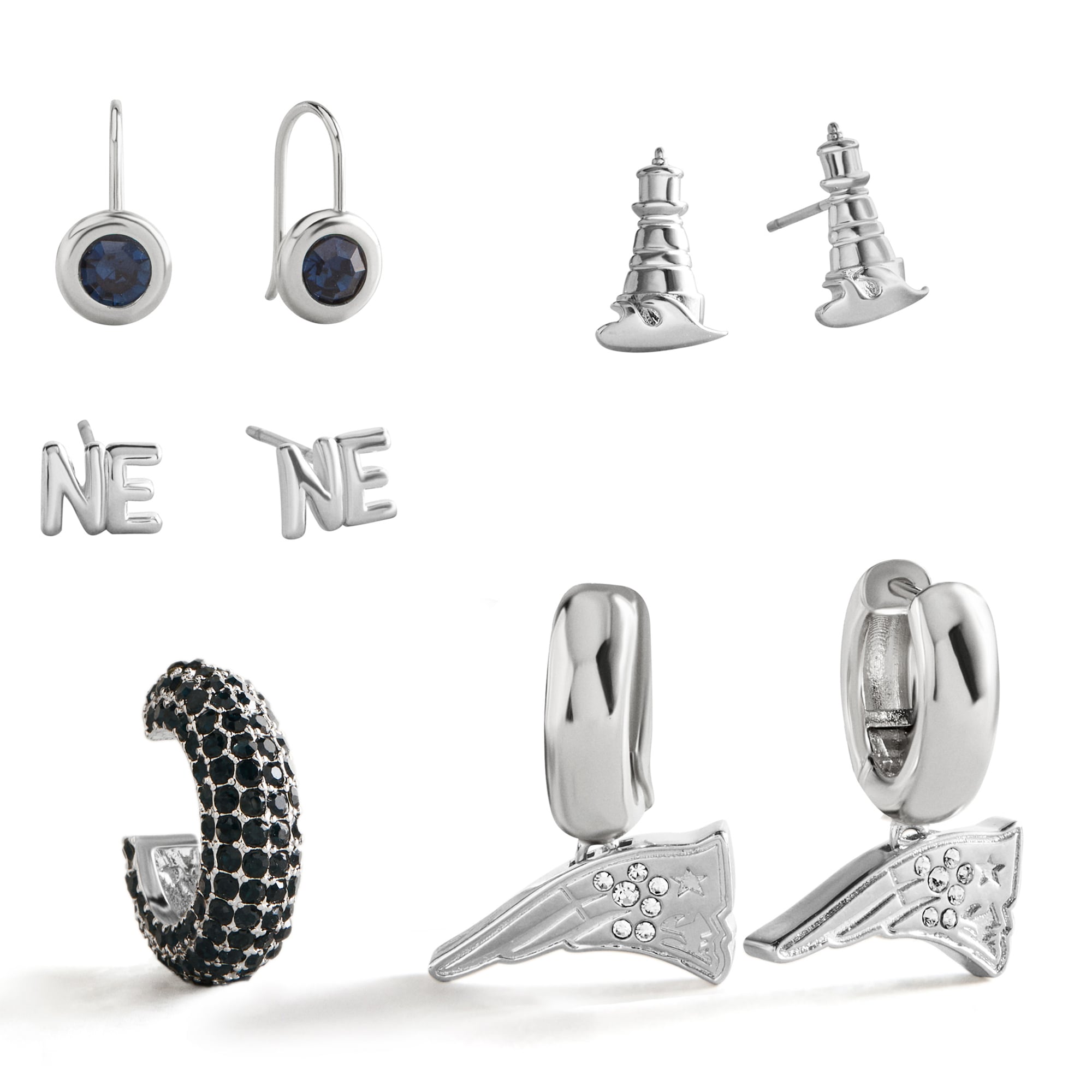 BaubleBar New England Patriots Mixed Earring Set