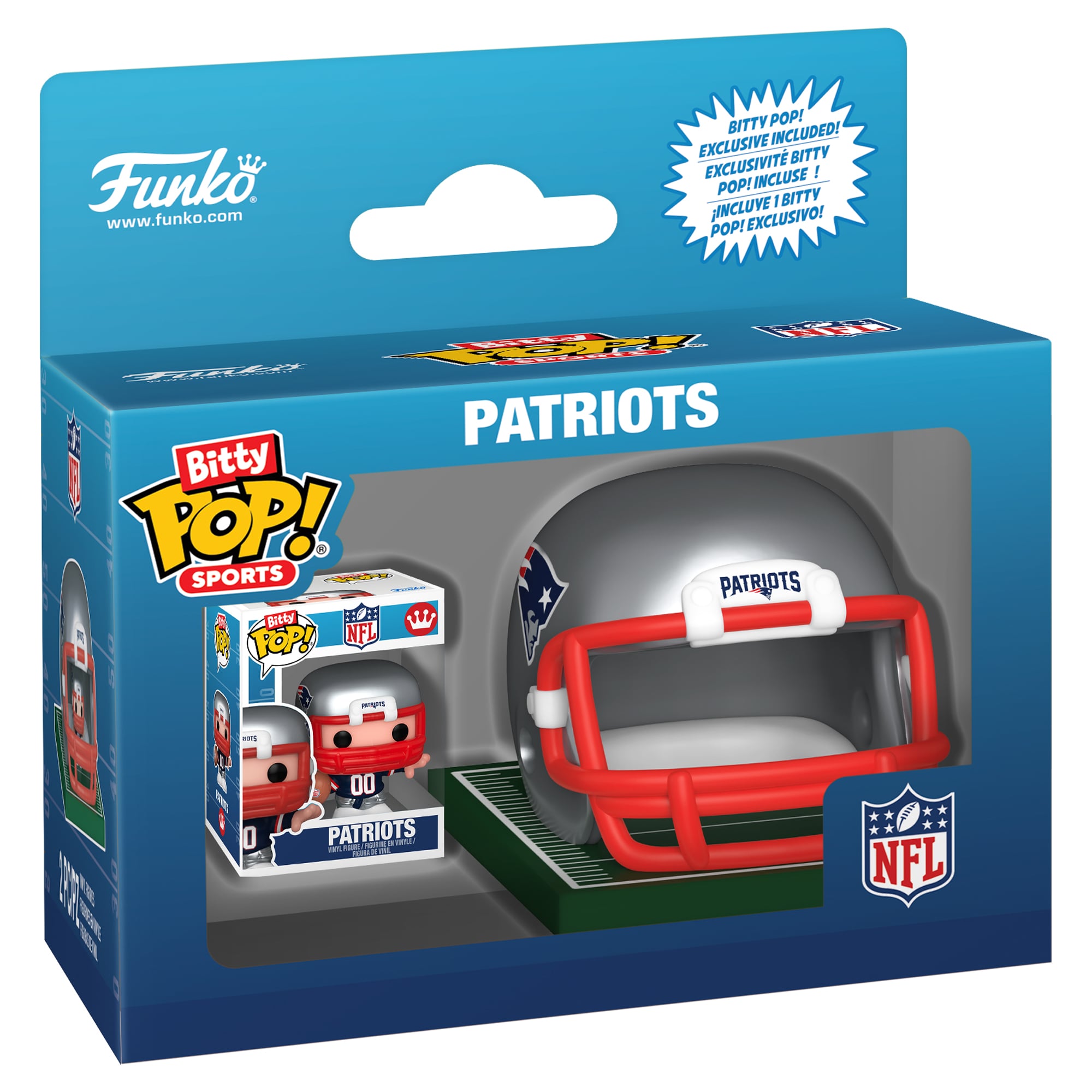 Casque Funko Bitty POP! des New England Patriots
