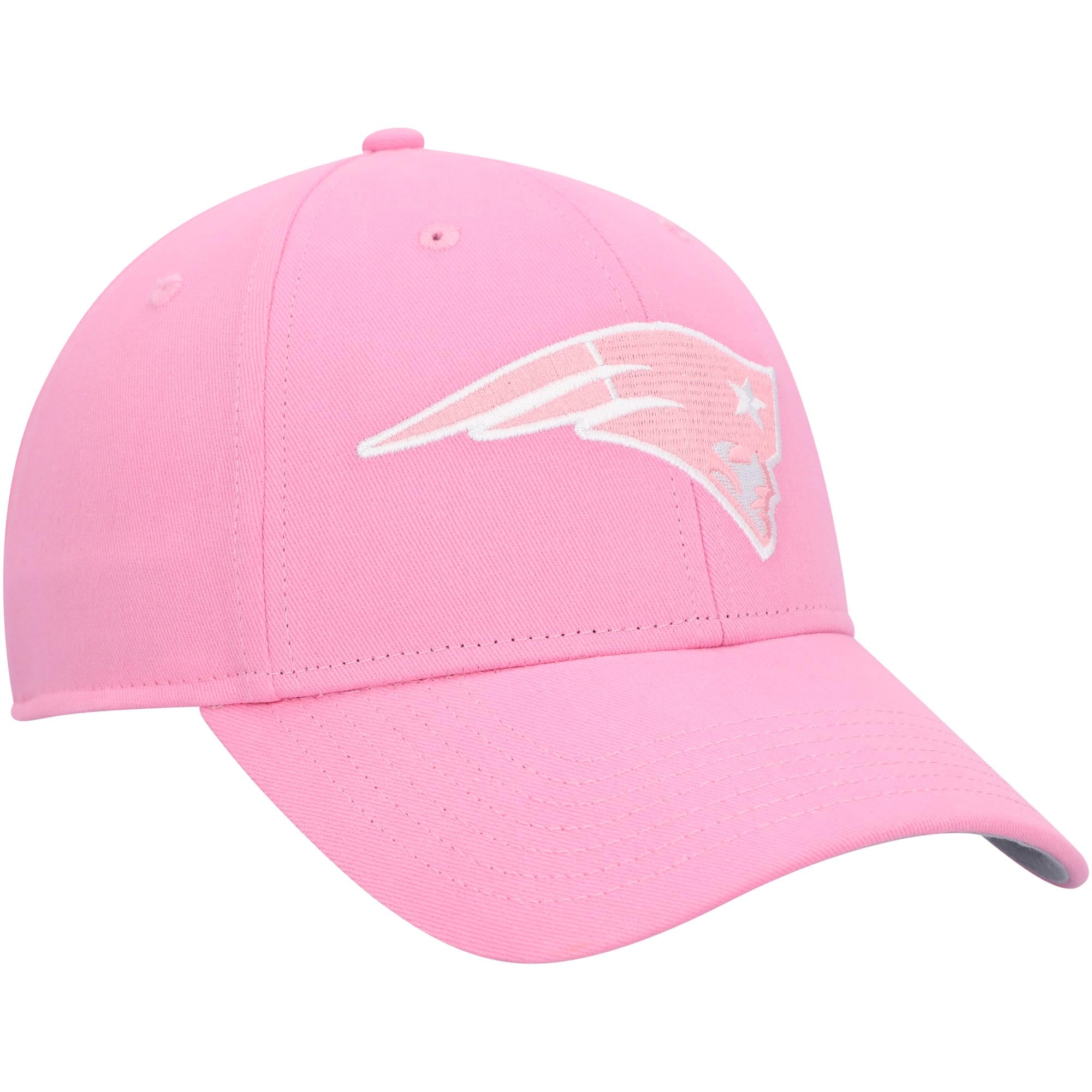 Girls Youth '47 Pink New England Patriots Rose MVP Adjustable Hat