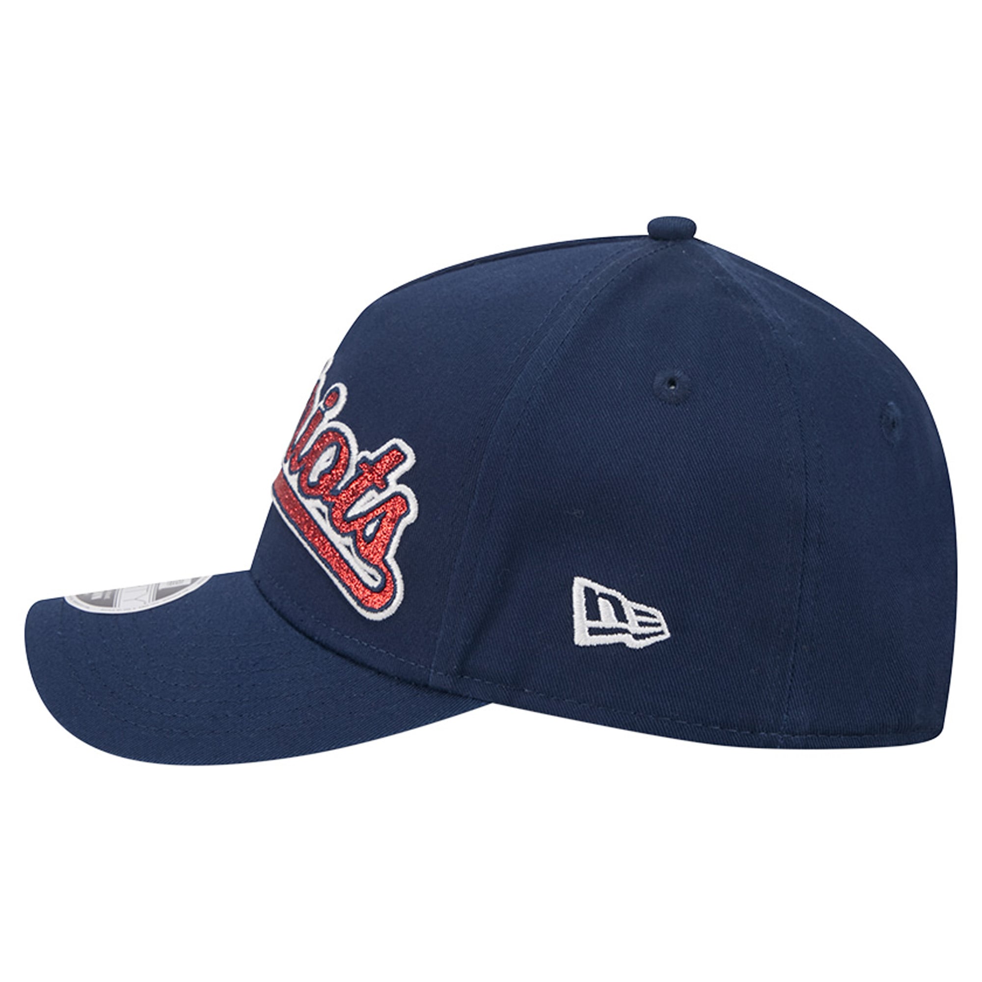 Casquette ajustable New Era Glitz 9FORTY bleu marine pour filles