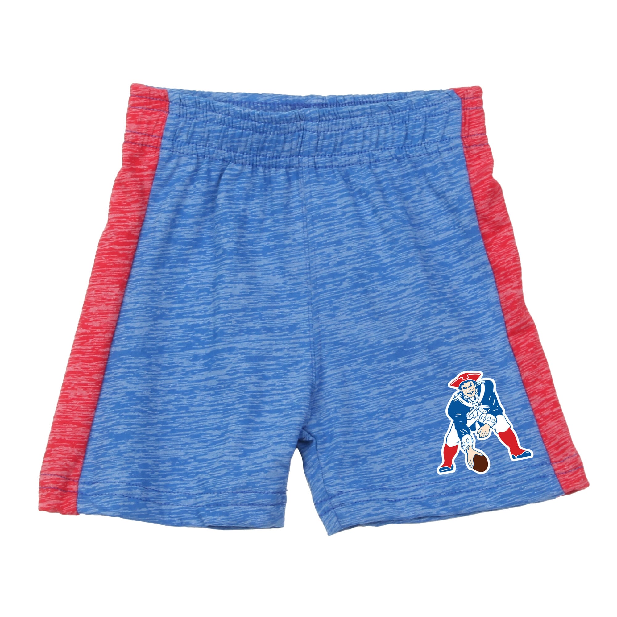 Infant Wes & Willy Red/Royal New England Patriots Cloudy Yard Hopper Bodysuit Shorts Set