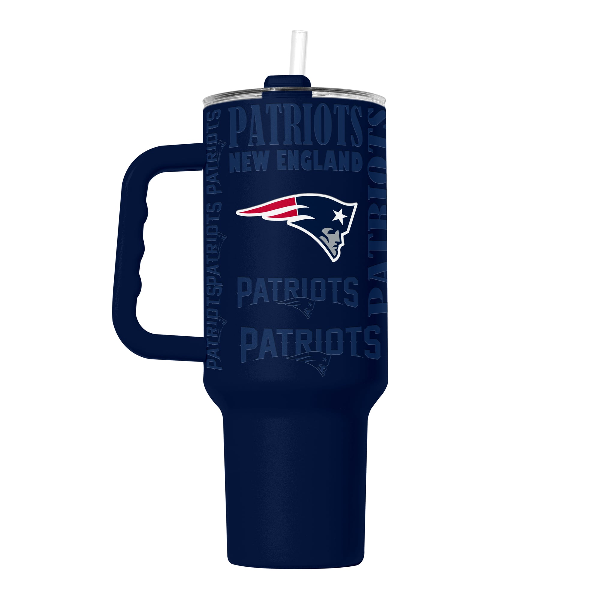 Logo Brands  New England Patriots 40oz. Replay Powder Coat Tumbler