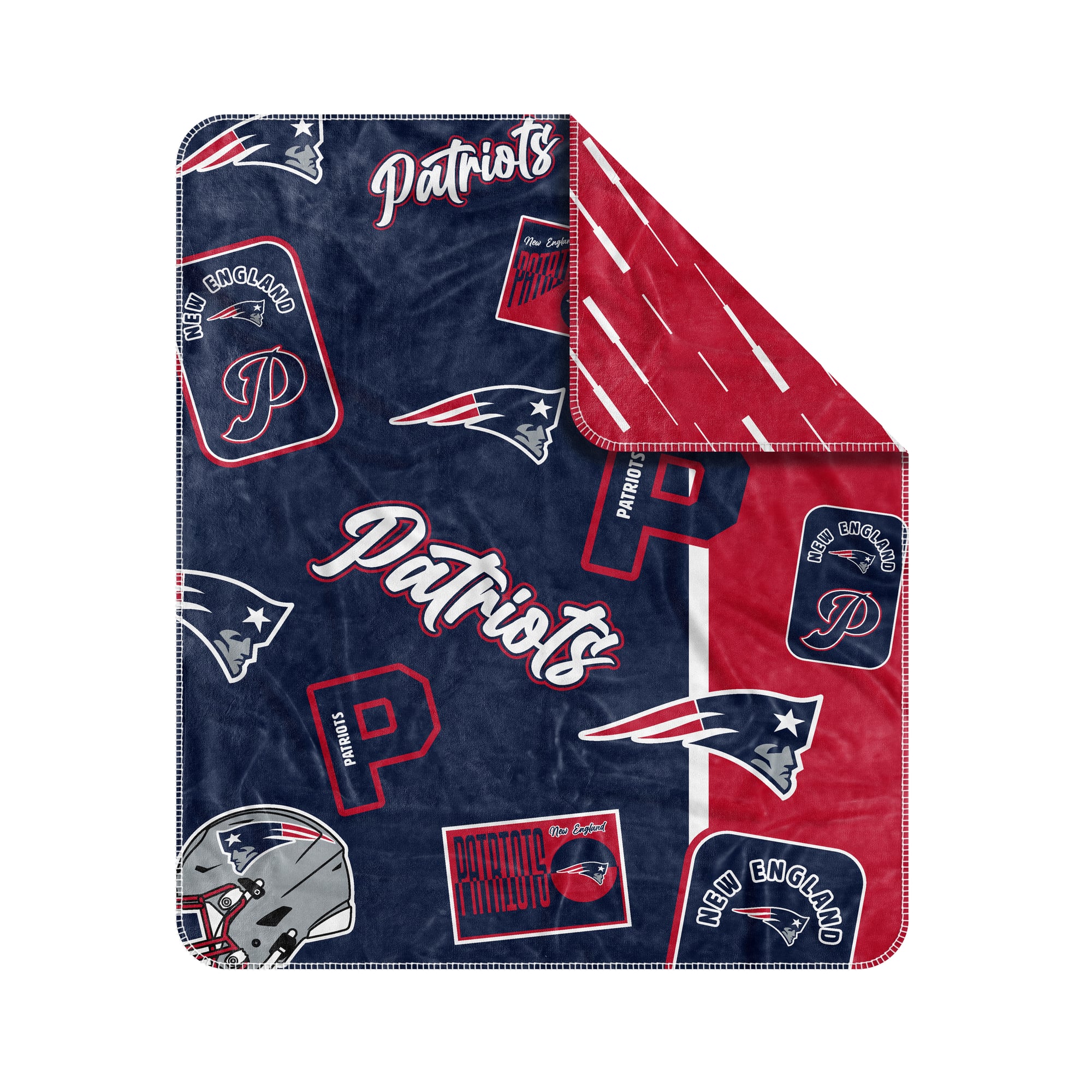 Couverture jetée Dream Weave 50" x 60" avec logo New England Patriots