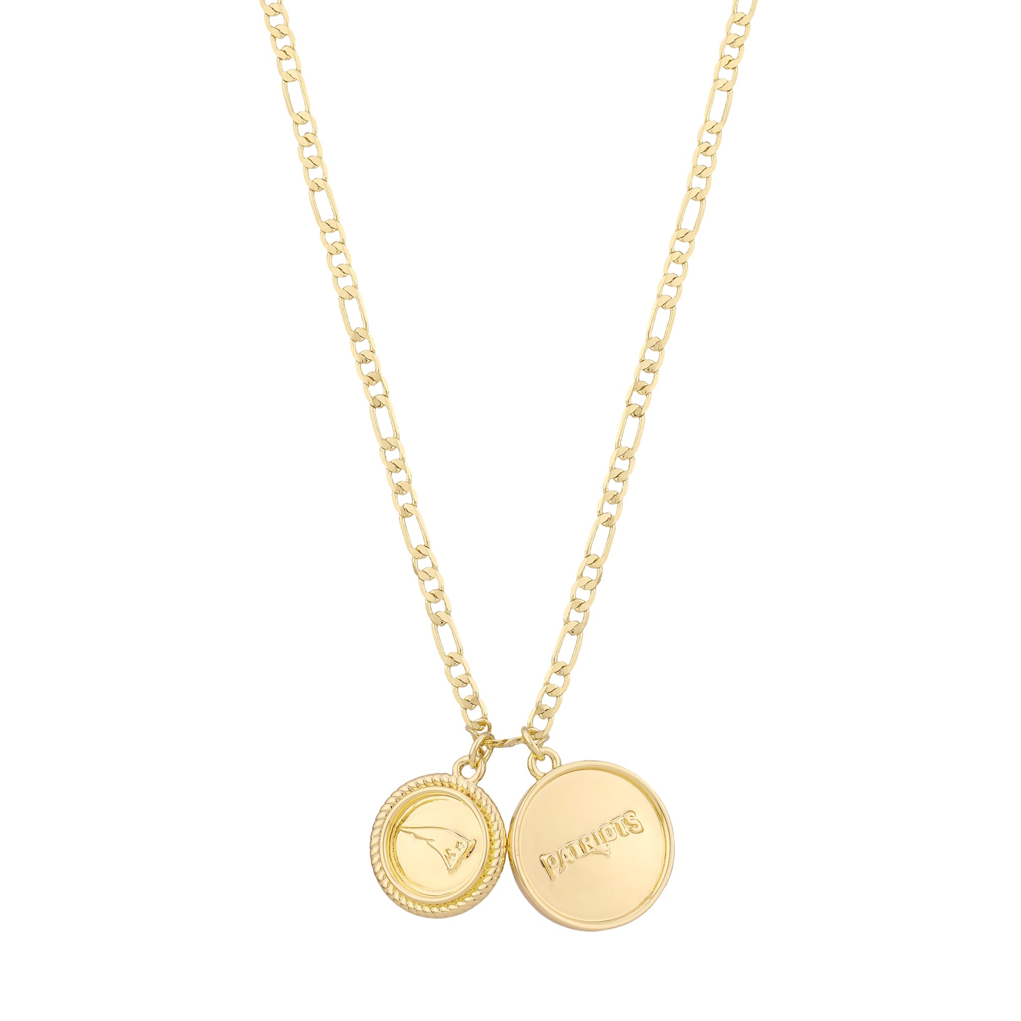 Collier LUV AJ New England Patriots à double logo pièce