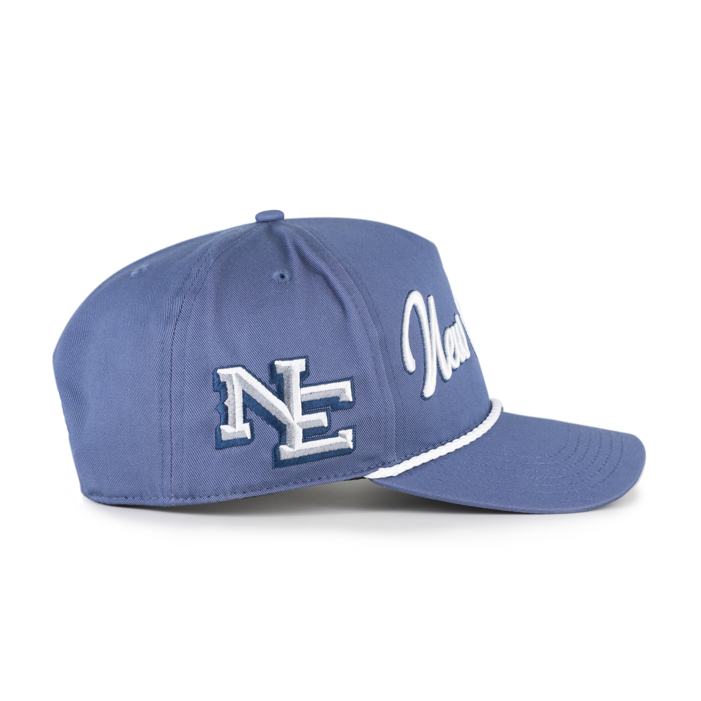 Casquette ajustable à tête plate bleue New England Patriots Rivalries Collection '47