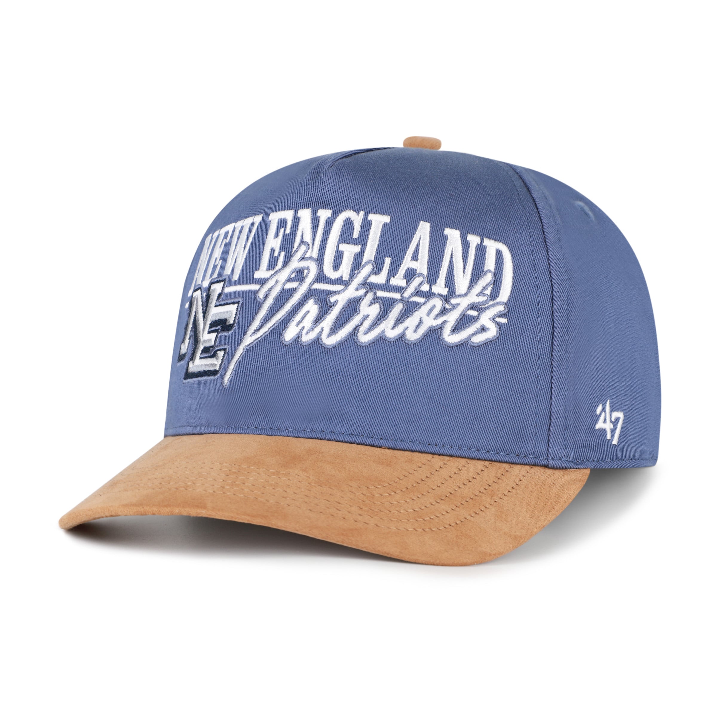Men's '47  Blue New England Patriots Rivalries Collection Scribe Line Hitch Adjustable Hat