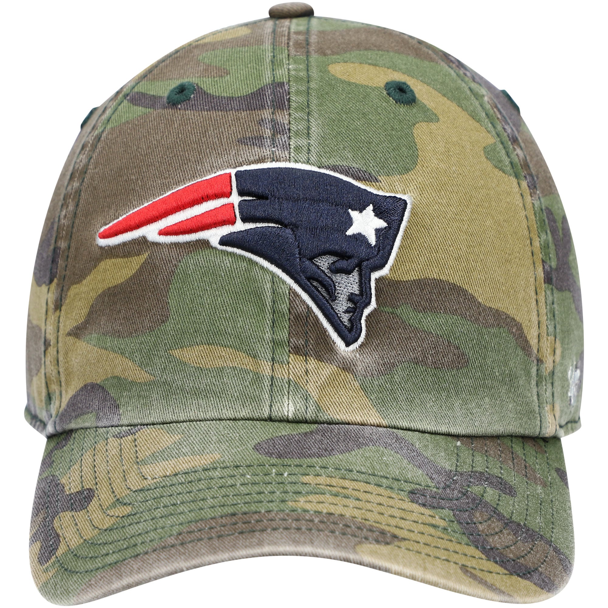 Casquette ajustable pour homme '47 Camo New England Patriots Woodland Clean Up