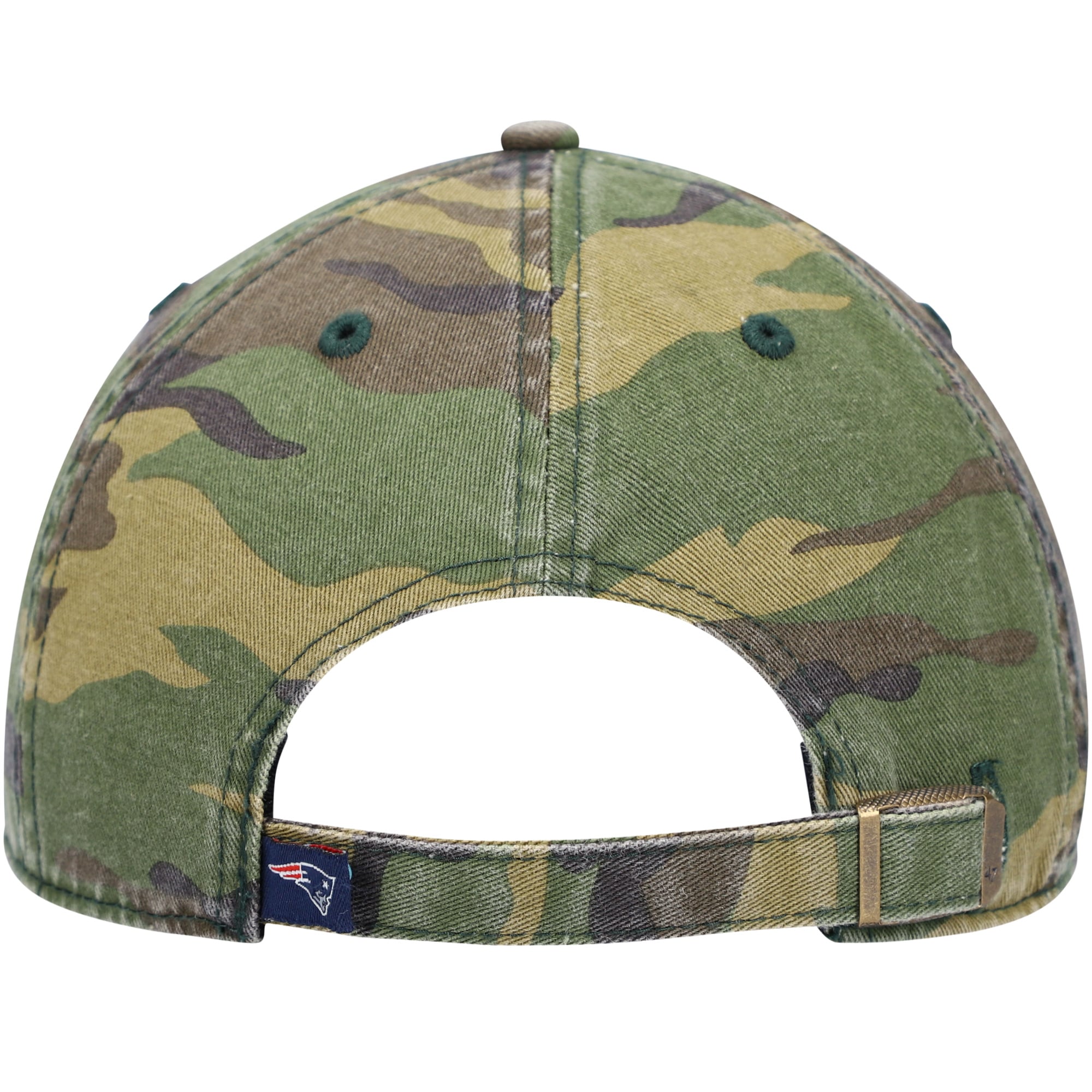 Casquette ajustable pour homme '47 Camo New England Patriots Woodland Clean Up