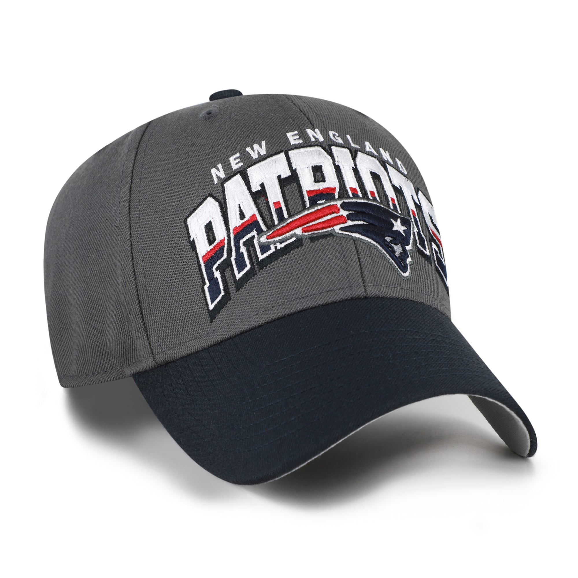 Casquette ajustable New England Patriots MVP '47 Charcoal pour homme