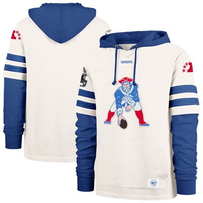  New England Patriots '47 Cornerback Pullover Hoodie - Cream