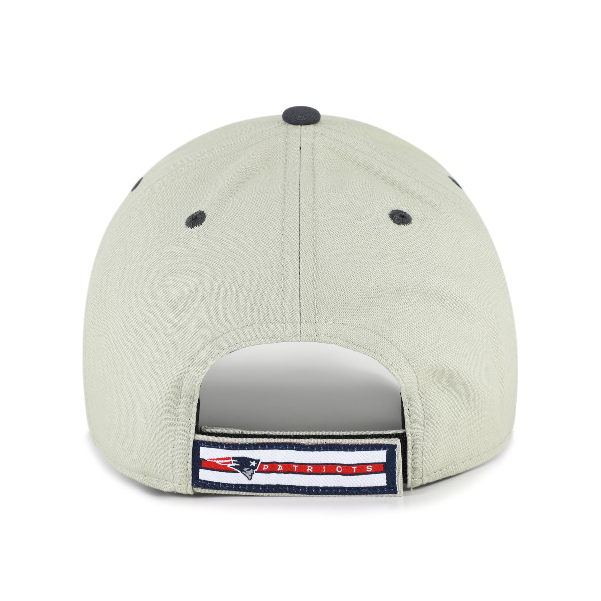 Casquette ajustable pour homme « 47 » grise/noire New England Patriots MVP avec inscription en demi-bloc