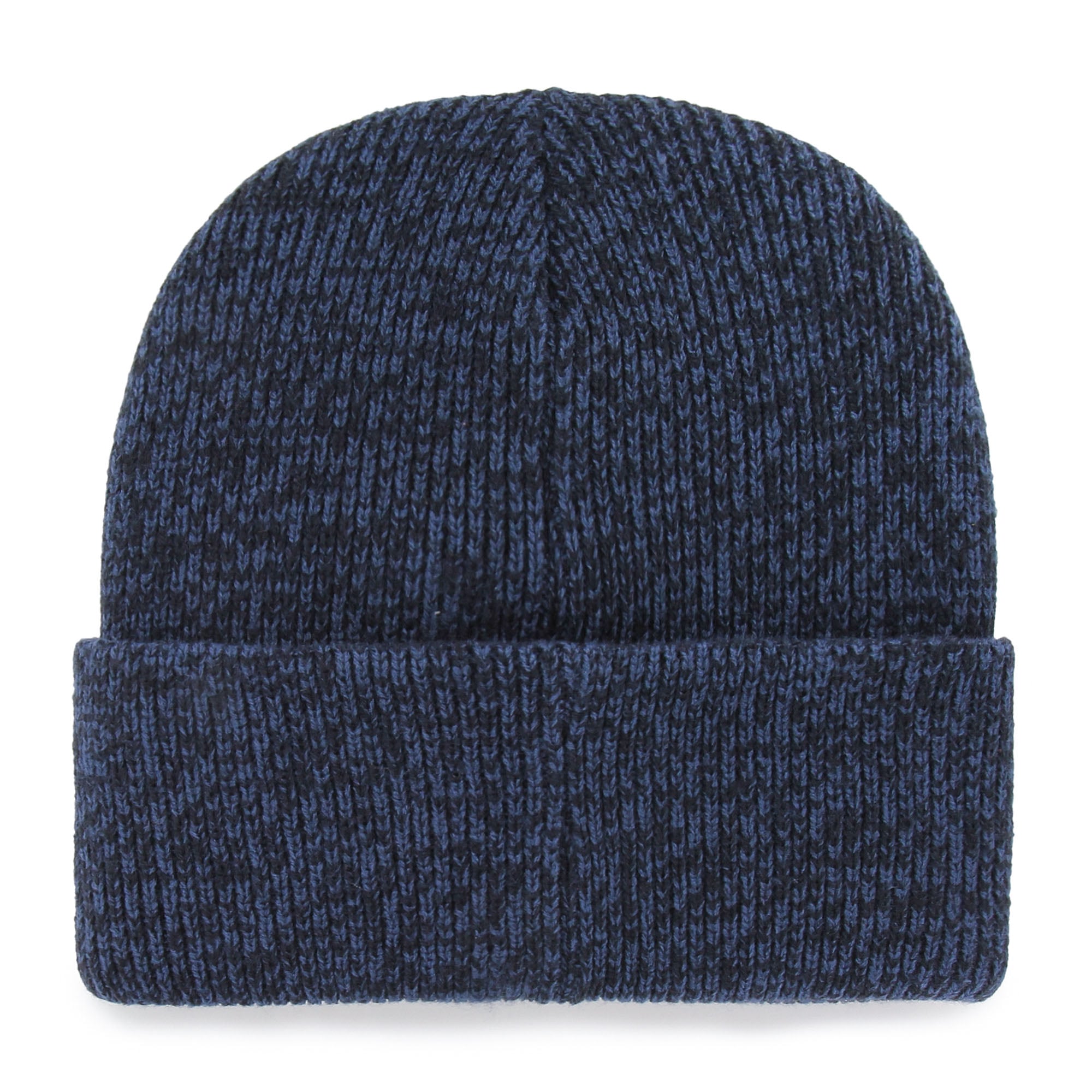 Bonnet en tricot à revers « 47 Heather Navy New England Patriots Brain Freeze » pour homme