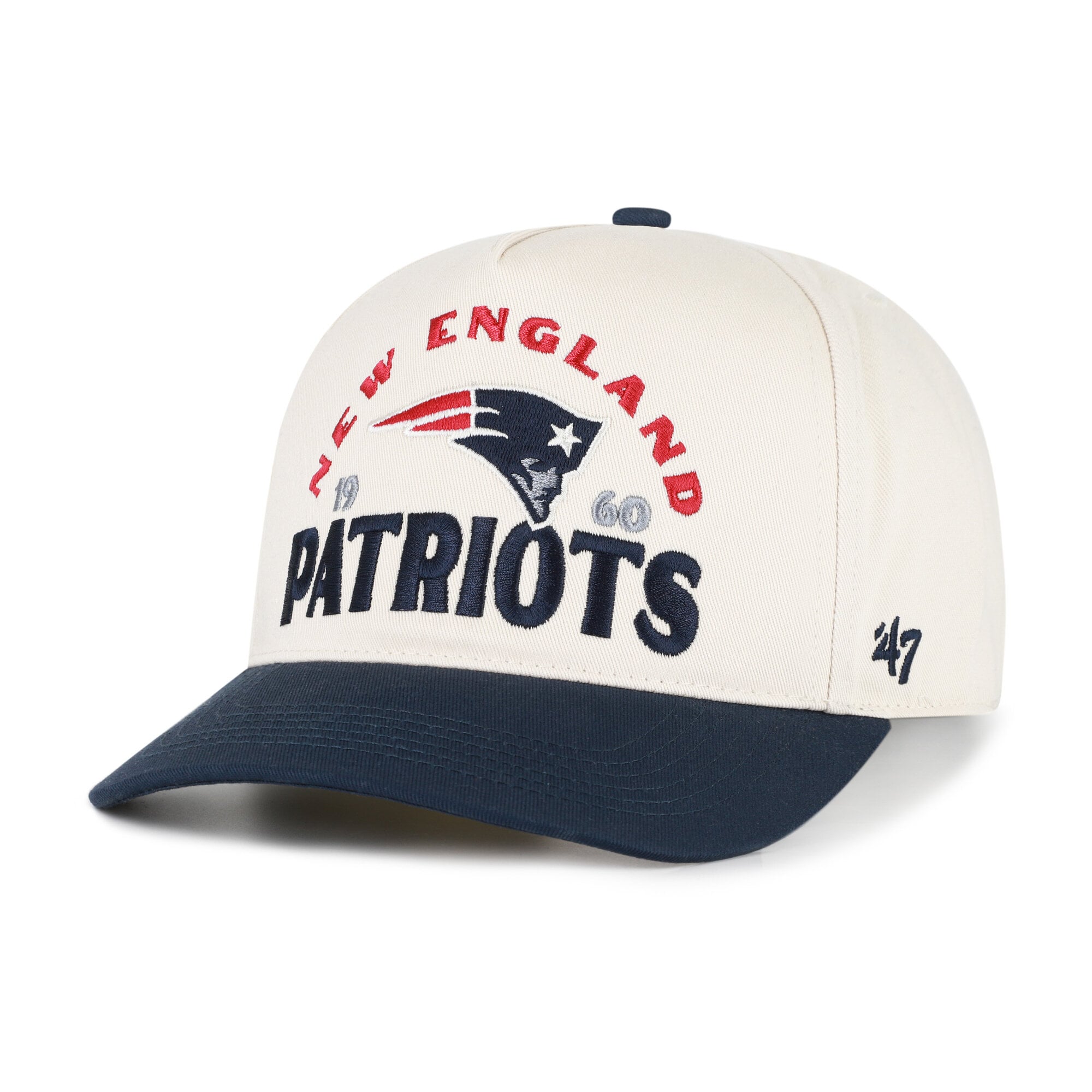 Casquette ajustable Arcitext Hitch '47 Natural New England Patriots pour homme