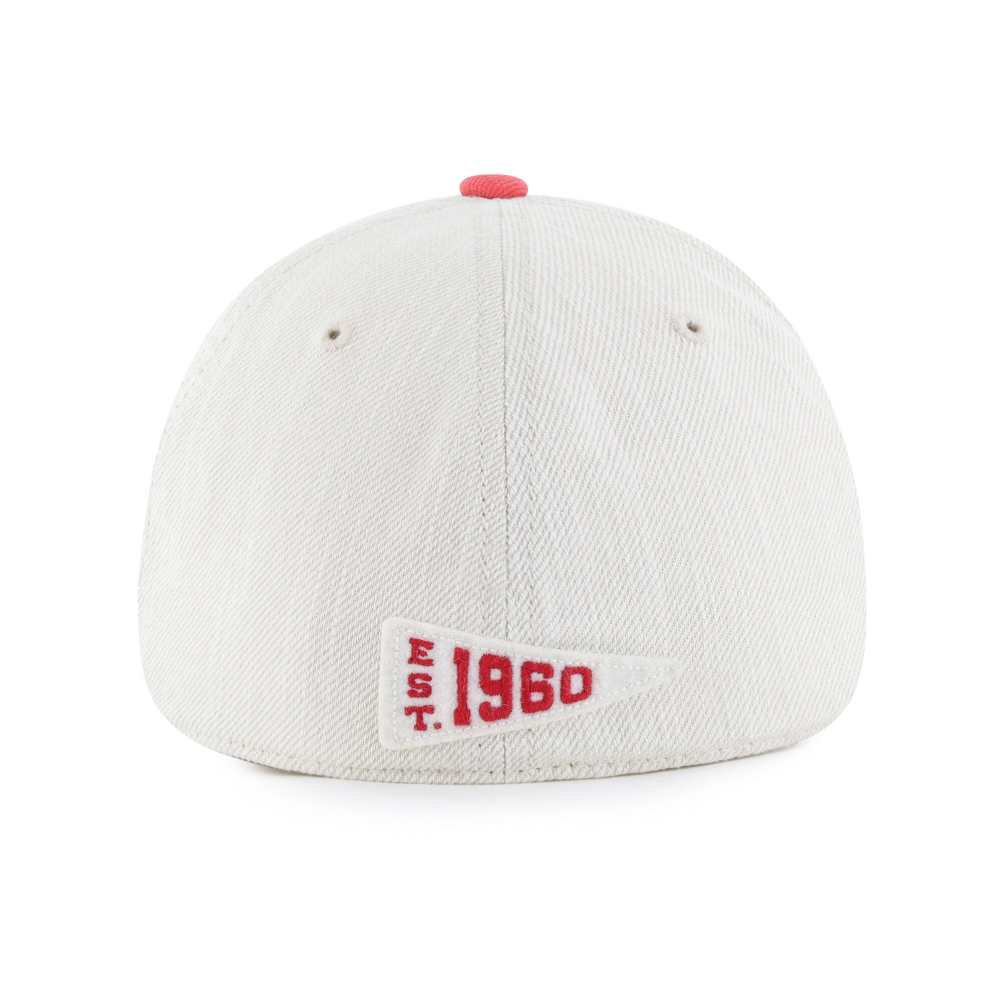 Men's '47 Natural New England Patriots Throwback Groton Franchise Fitted Hat