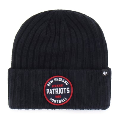  New England Patriots '47 Ribbed Snowdrift Cuffed Knit Hat - Navy