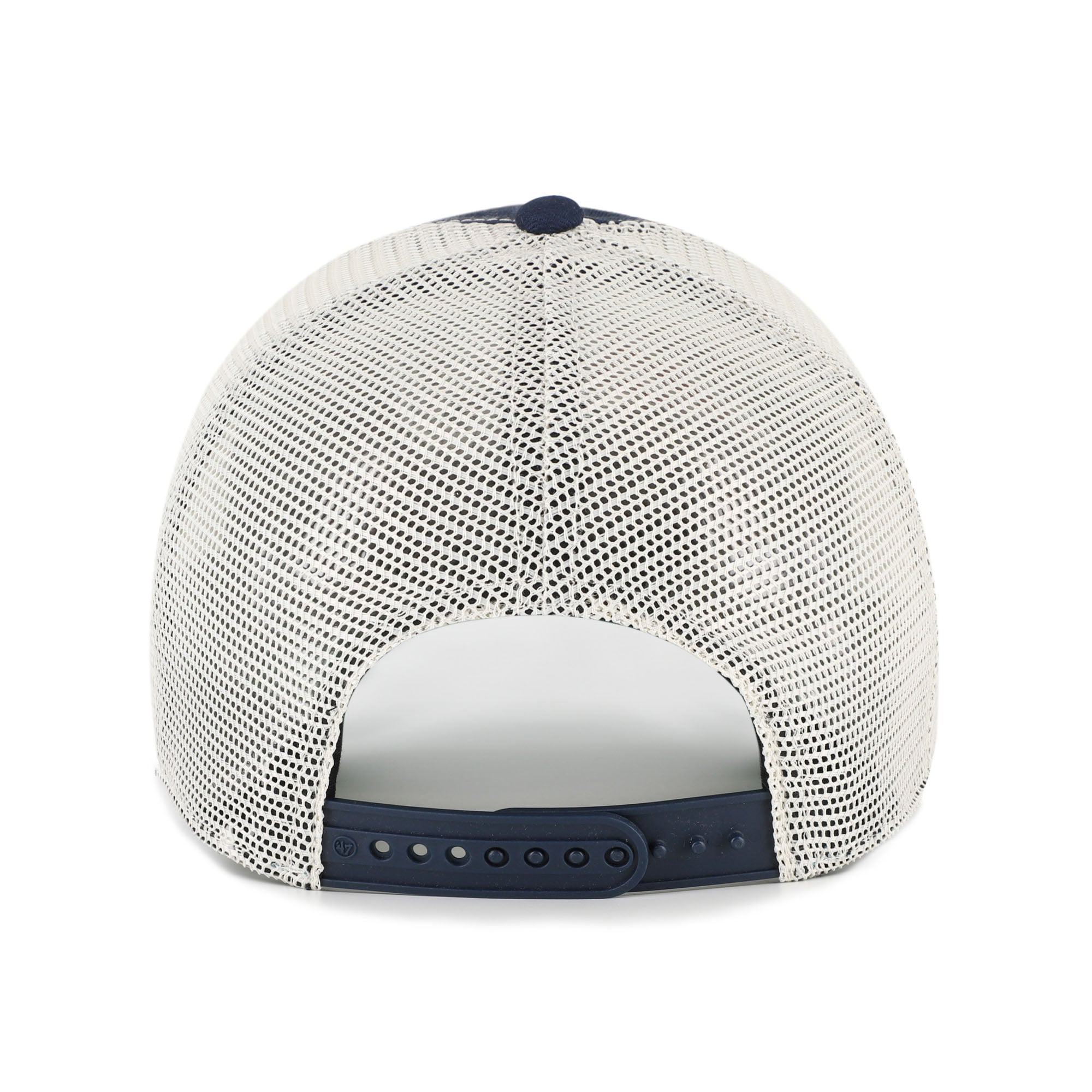 Men's '47  Navy/Natural New England Patriots Trawler Trucker Clean Up Adjustable Hat