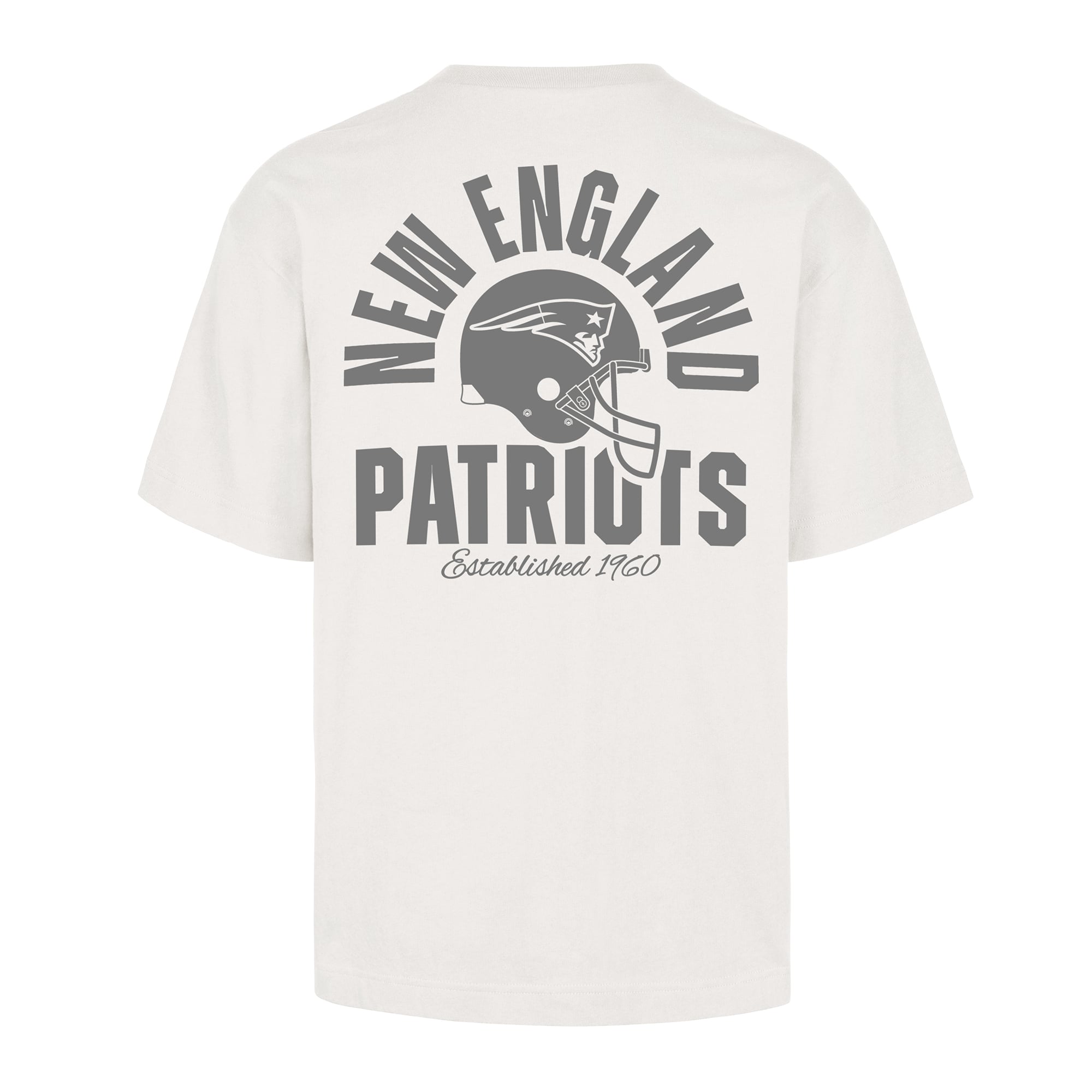 Men's '47 Off White New England Patriots Photon Dust Foundation T-Shirt