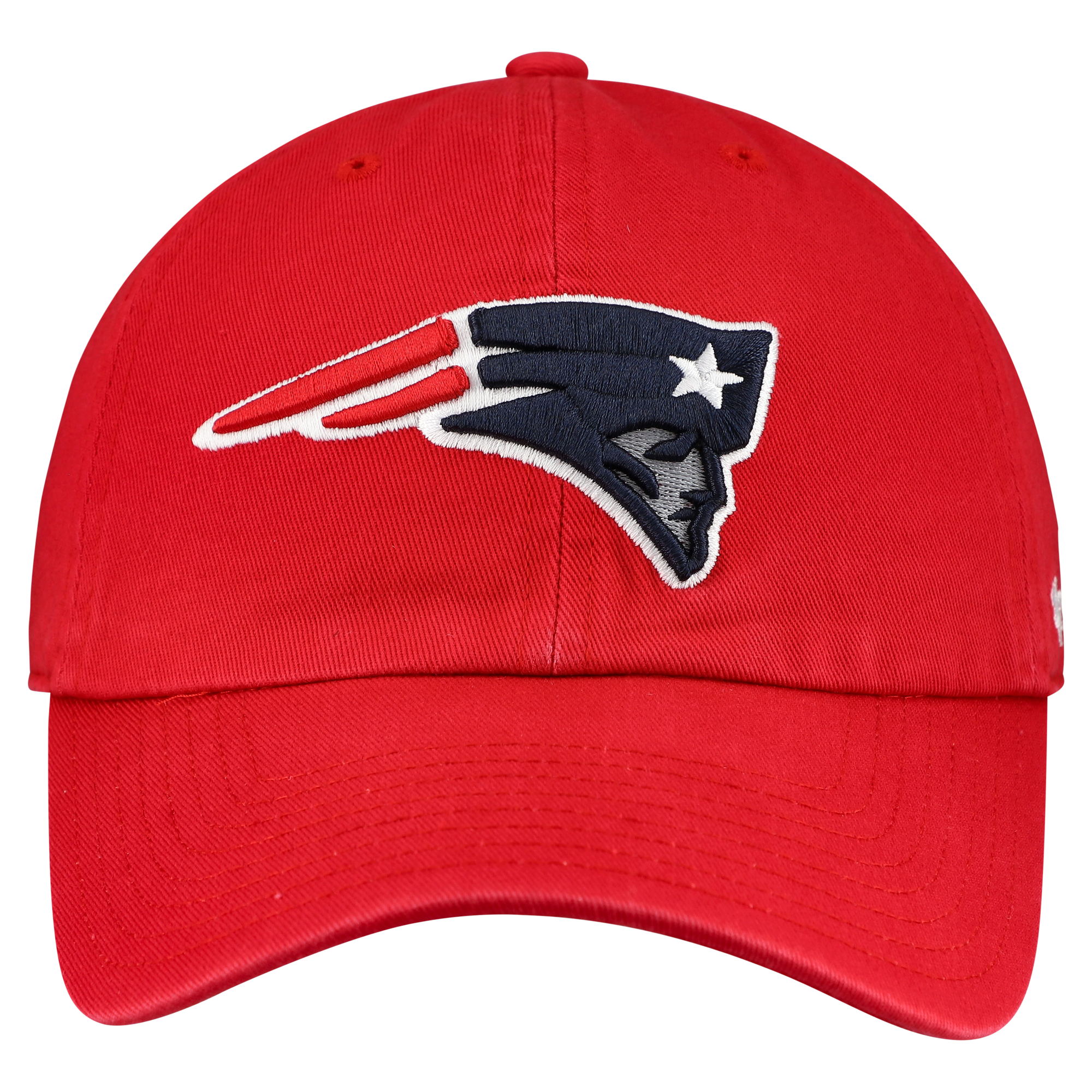 Casquette ajustable pour homme « 47 Red New England Patriots Clean Up Primary Logo »