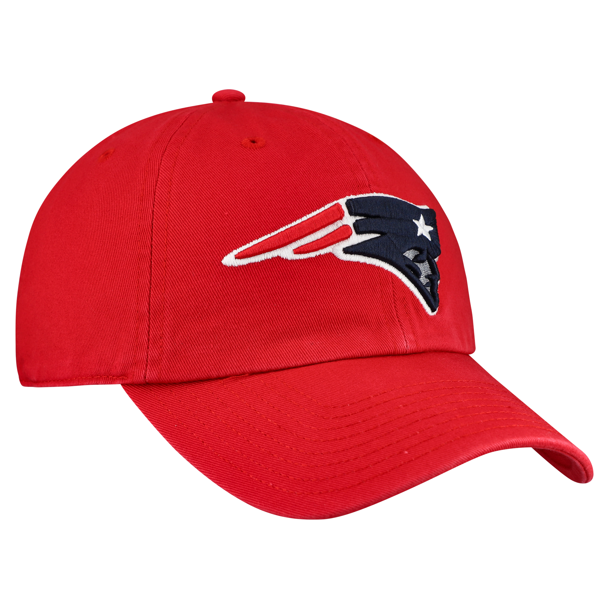 Casquette ajustable pour homme « 47 Red New England Patriots Clean Up Primary Logo »