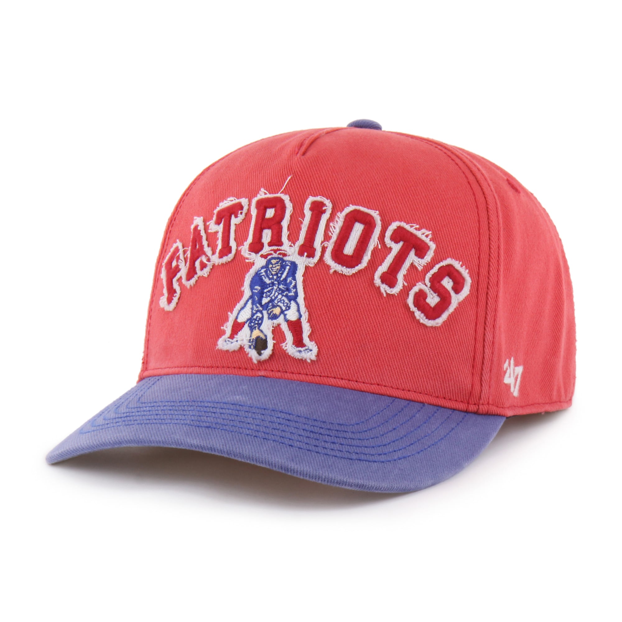 Casquette Calderwood Well Worn Hitch rétro rouge New England Patriots '47 pour homme