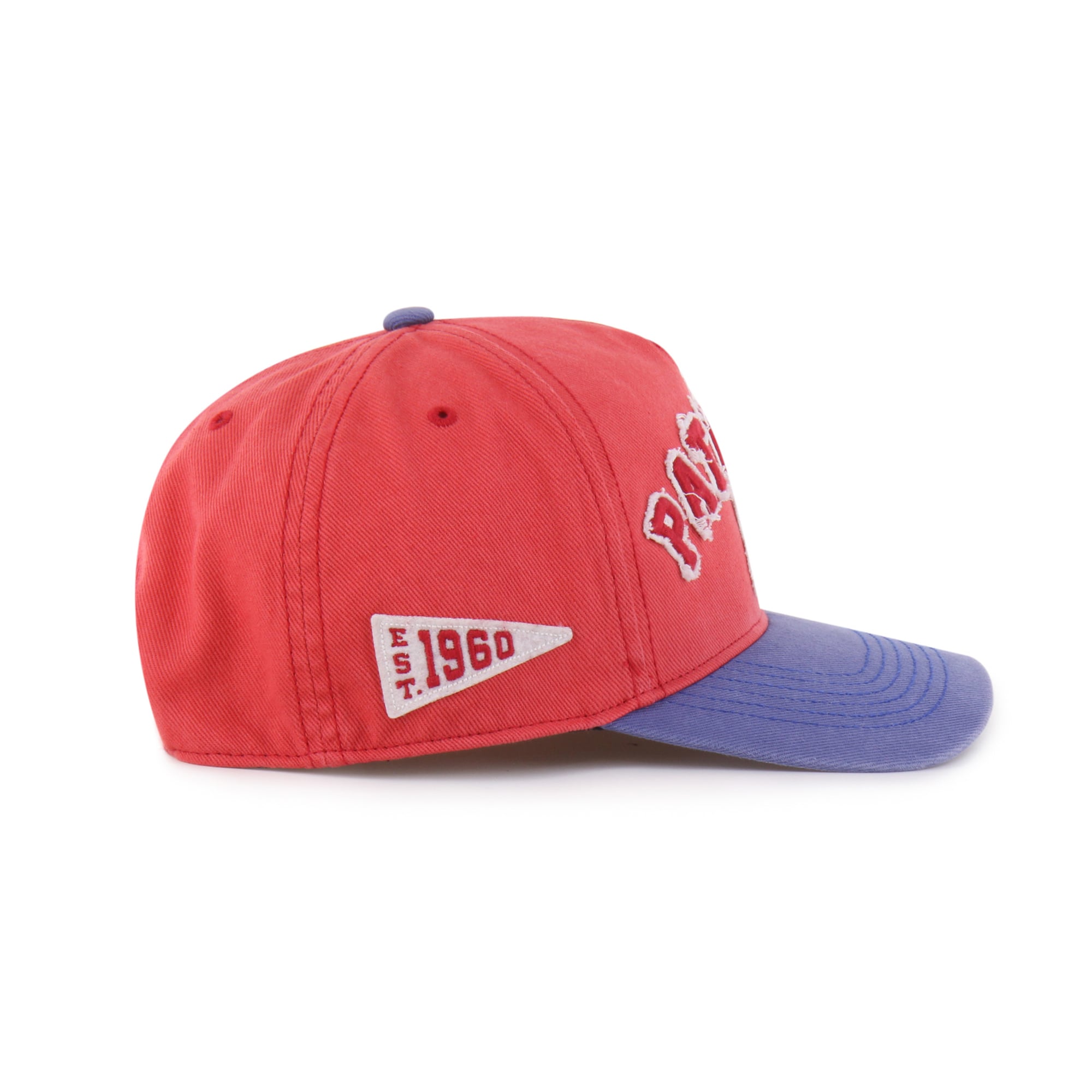 Casquette Calderwood Well Worn Hitch rétro rouge New England Patriots '47 pour homme