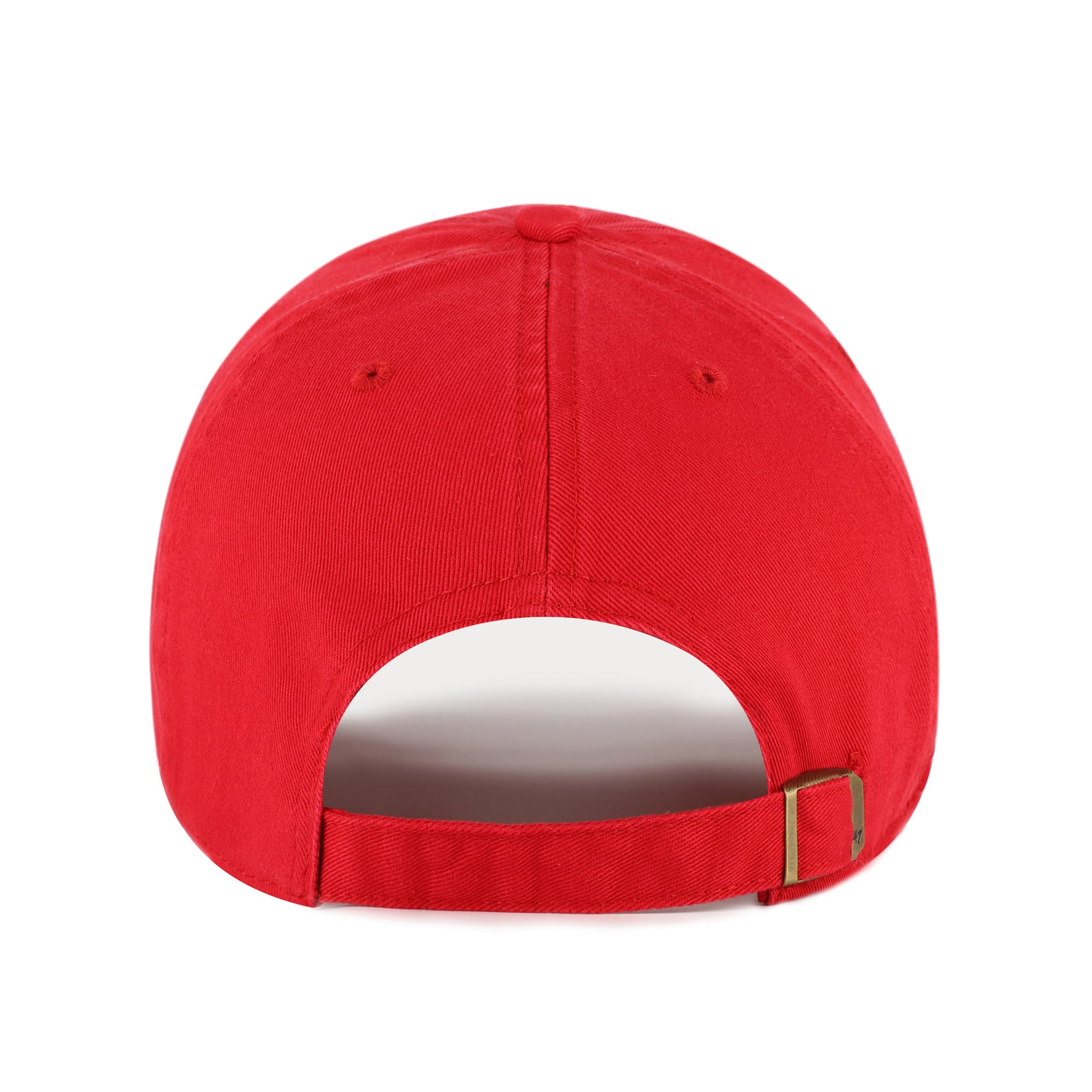 Men's '47 Red New England Patriots Throwback Graphic Clean Up Adjustable Hat