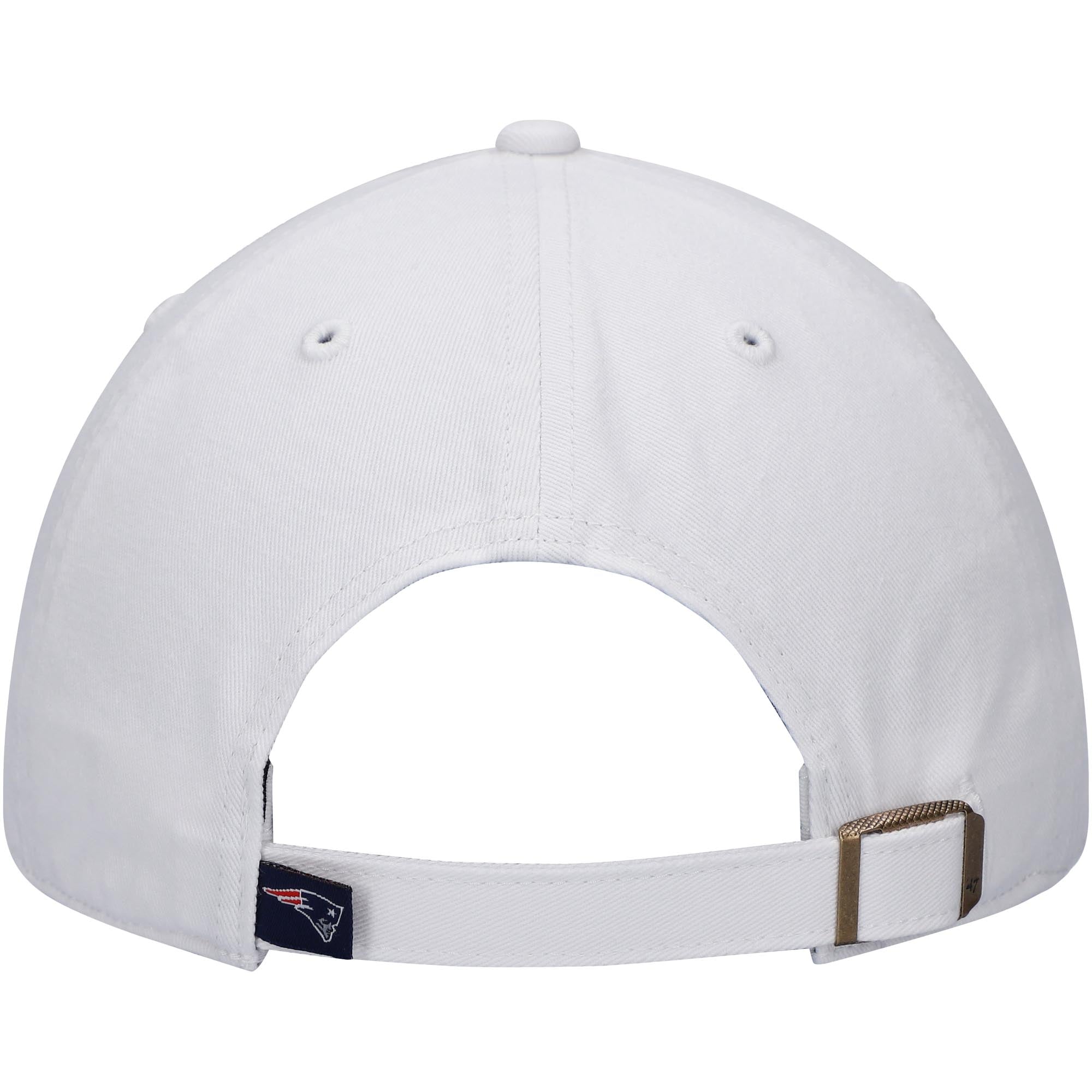 Casquette ajustable Clean Up '47 blanche des New England Patriots pour hommes