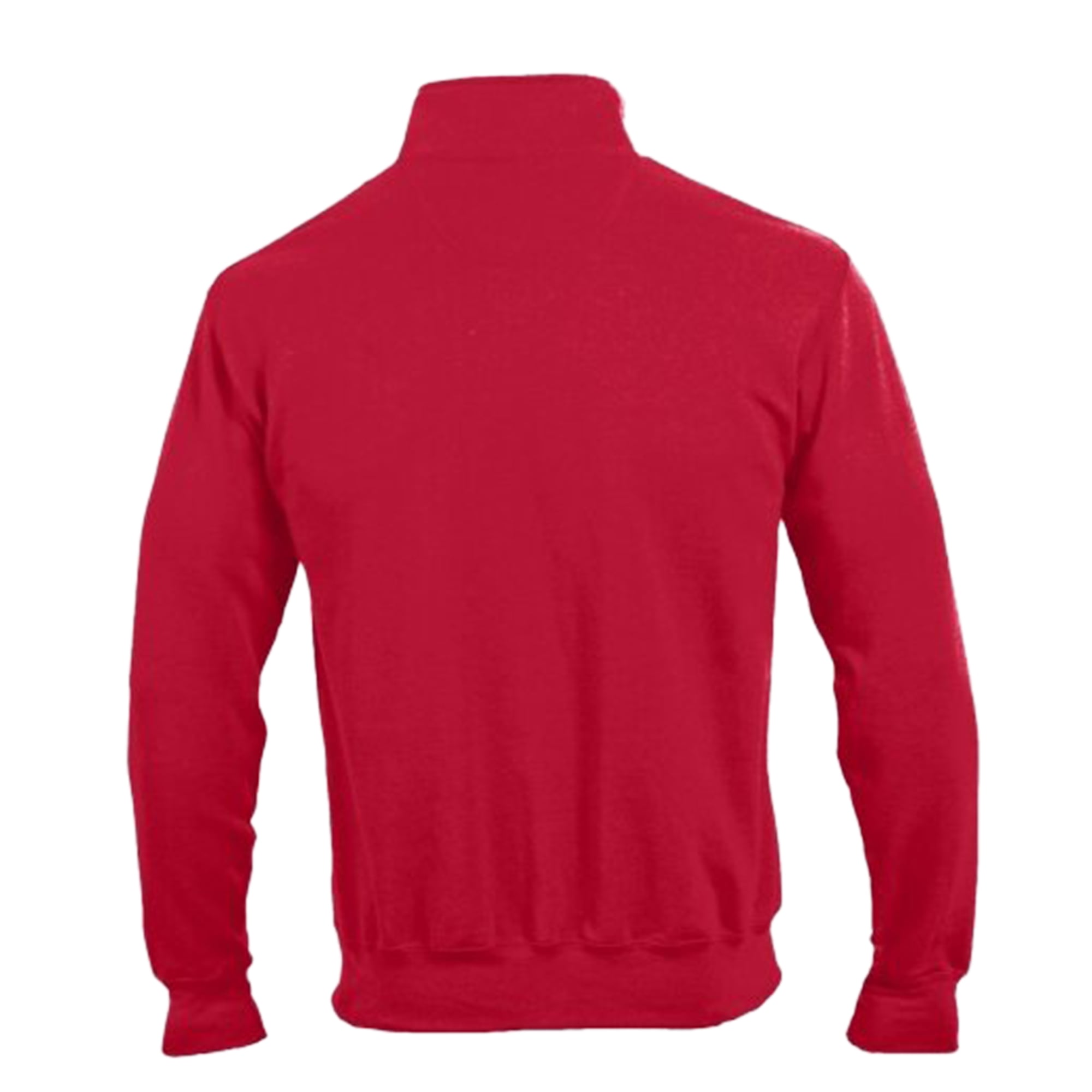 Pull à col zippé Champion rouge New England Patriots Powerblend pour homme