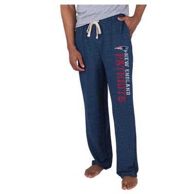  New England Patriots Concepts Sport Mainstream French Terry Tri-Blend Sweatpants - Navy