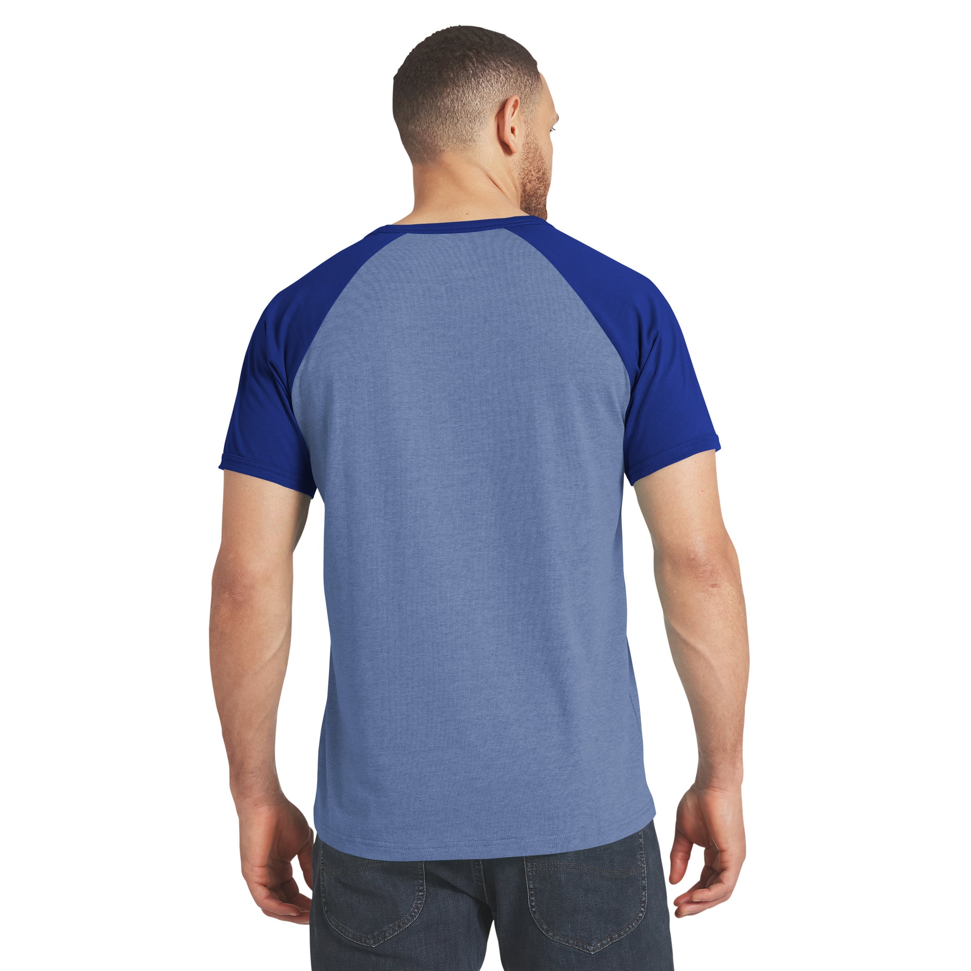 T-shirt raglan bleu marine New England Patriots de la collection Darius Rucker pour homme par Fanatics